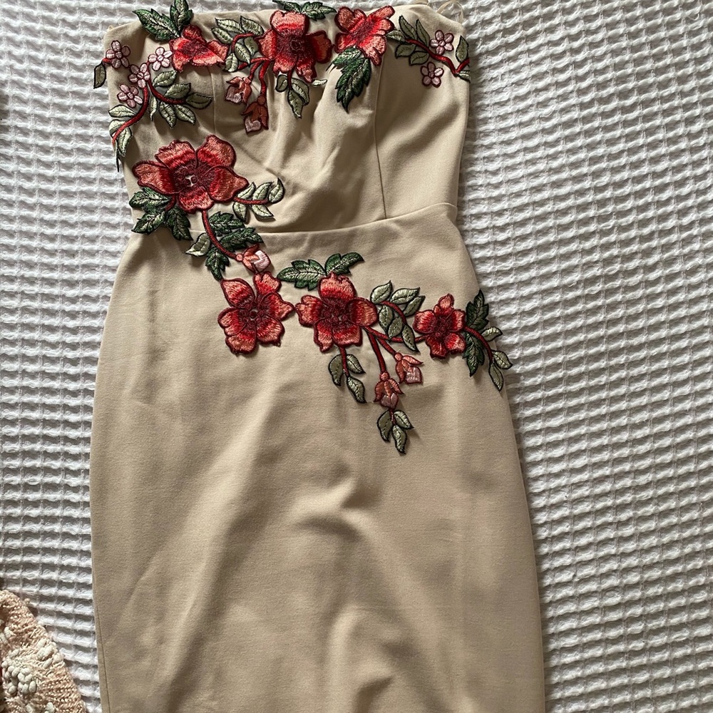 Strapless Midi Dress